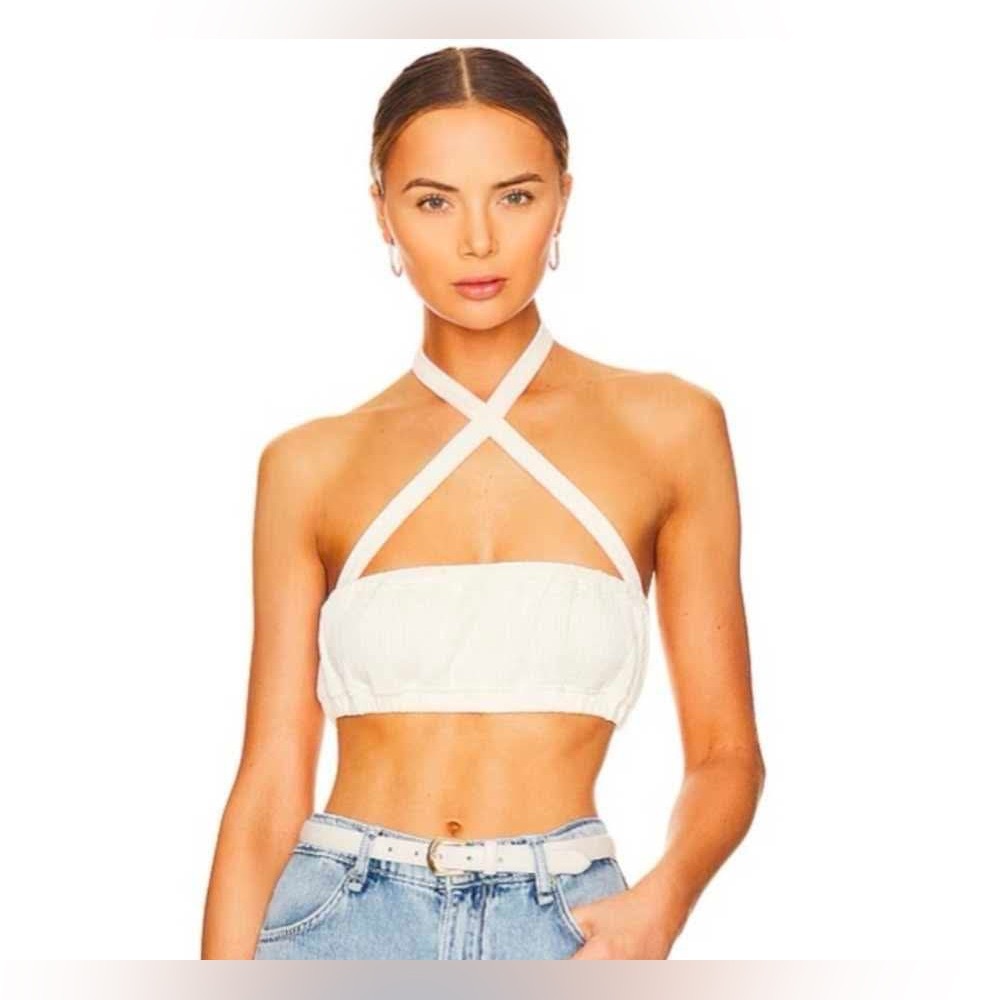 WEWOREWHAT Halter Bra Top - XS